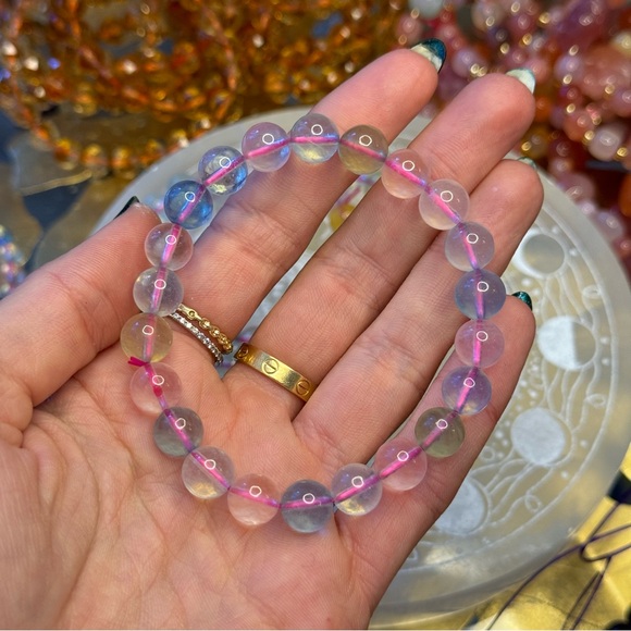 Morganite Gemstone Quality Bracelet MBH28 - Picture 2 of 3